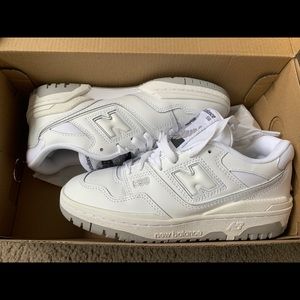 New Balance 550 white shoes, womens size 6.5